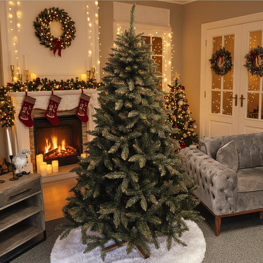 Brad artificial Christmas Deluxe by , Caucazian Premium, 2D, 220cm