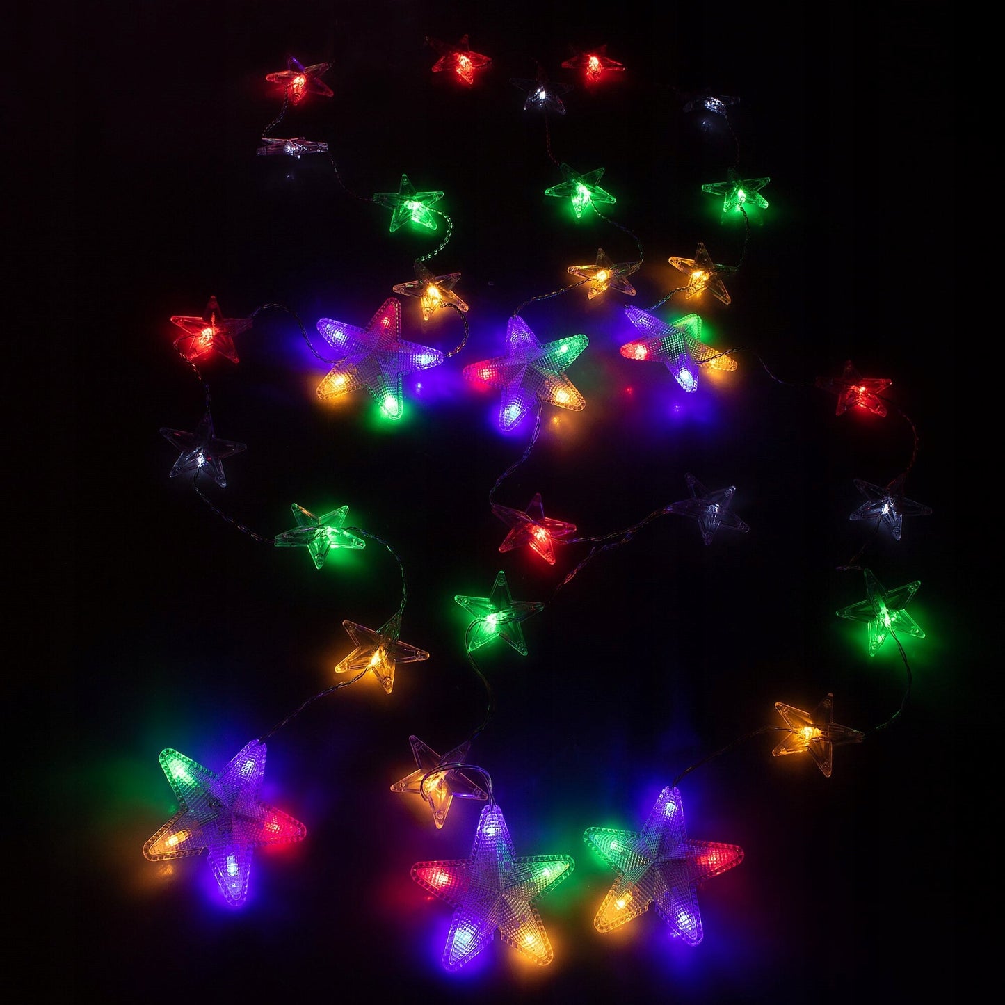 Instalatie lumina tip perdea cu 180 LED-uri, 2m, pentru interior/exterior, iluminare multicolor