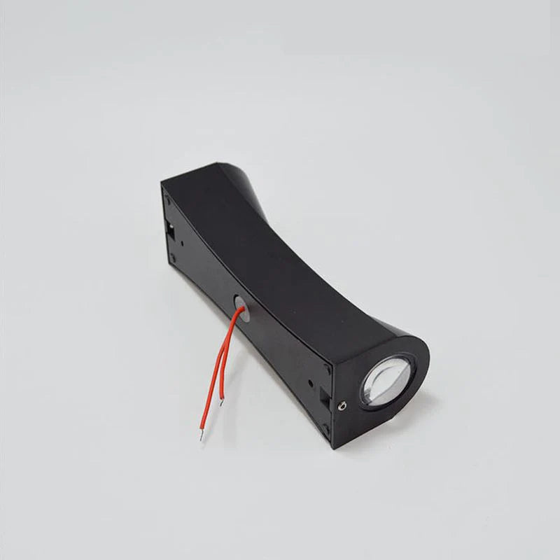 Aplica LED AX220 de Exterior si Interior, 2 Surse x 10W, Metalic, Negru, 3000K
