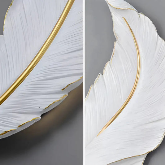 Aplica LED Pena 25W 45cm Alb Auriu – aplică LED, culoare aurie, culoare albă, 45 cm – RegalStore, iluminat interior