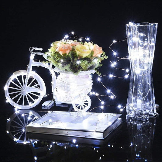 (DL) Instalatie lumina decorativa cu 500 LED-uri, 48m, iluminare alba