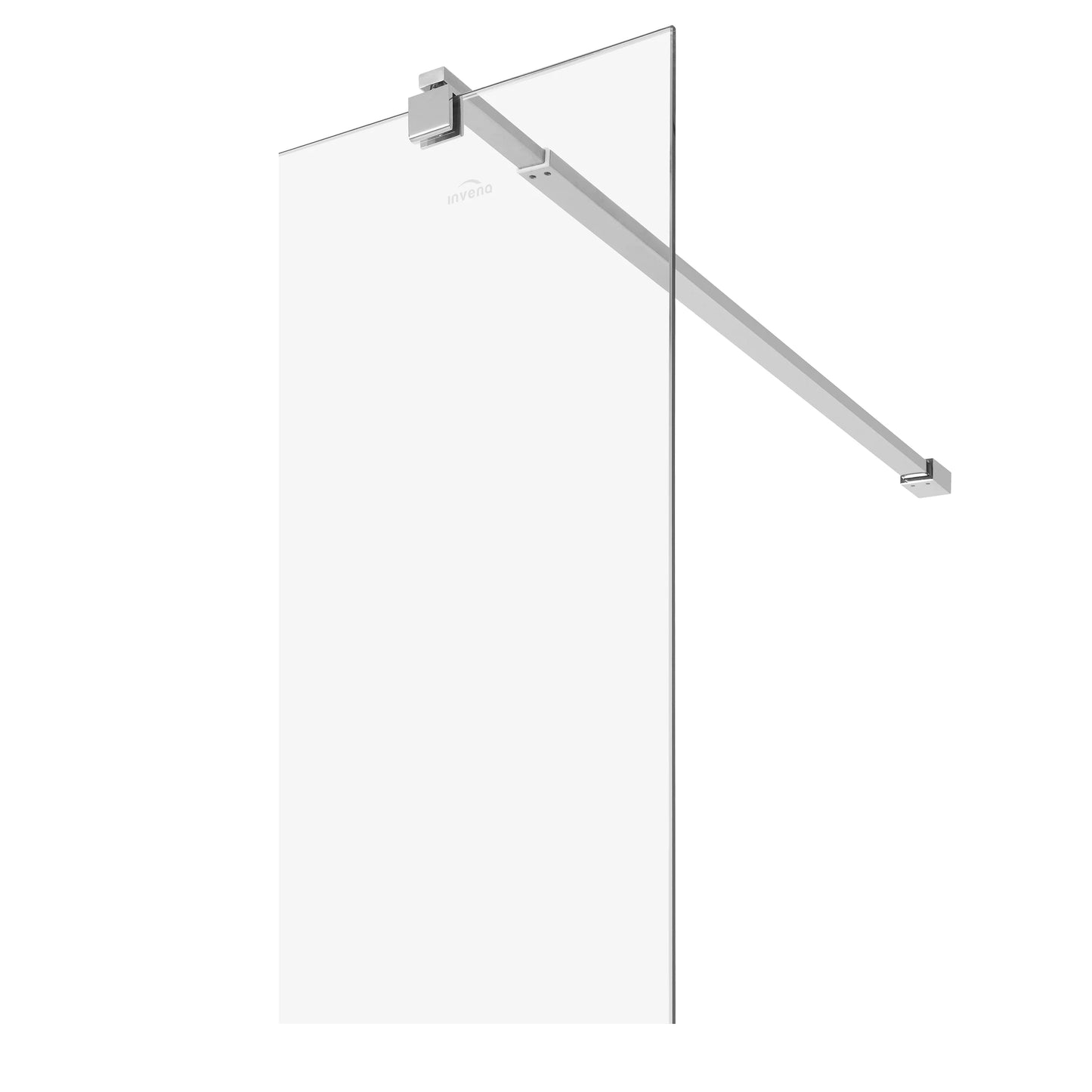 Paravan dus Walk-In 120x195 cm, sticla securizata 8 mm, transparenta, profil metalic rezistent
