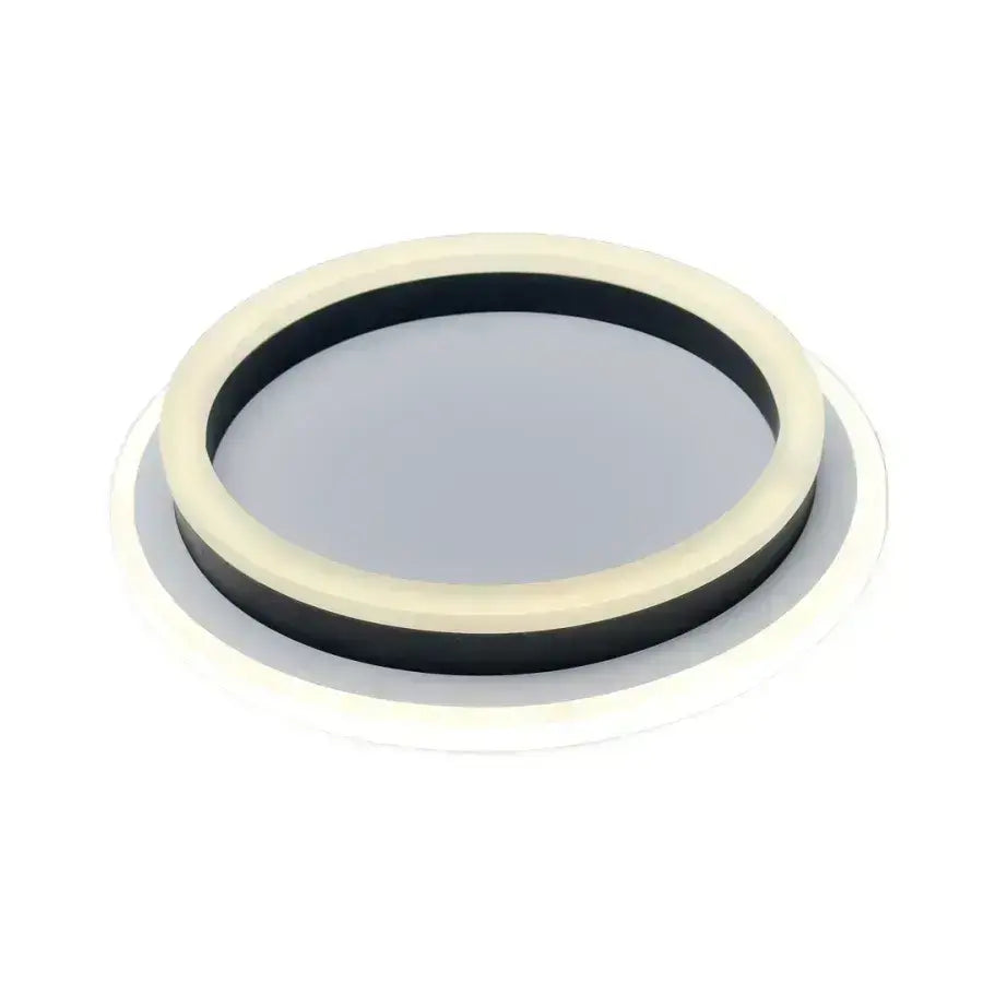 Lustra LED SOLENA Rotonda Alb Negru, 13W, Lumina Rece/Calda/Neutra