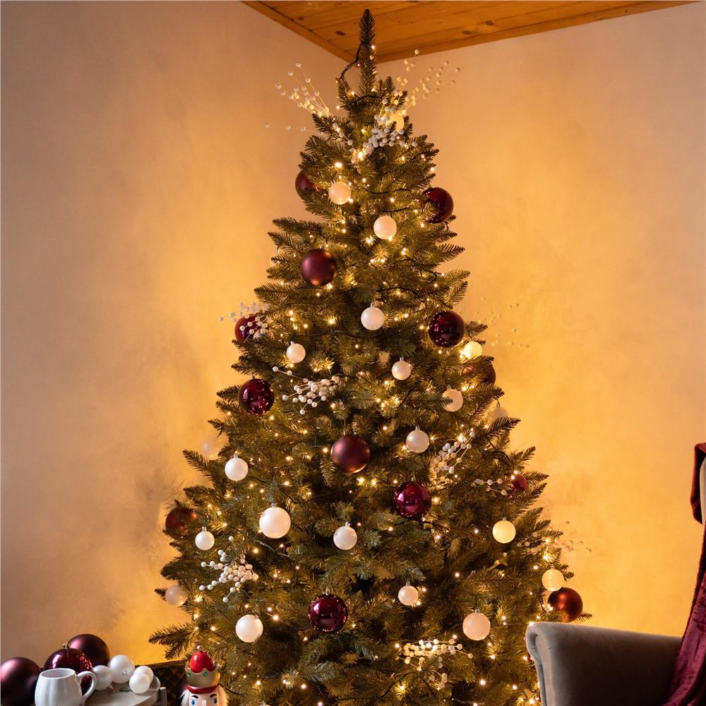 Brad artificial Christmas Deluxe by , Caucazian Premium, 2D, 220cm