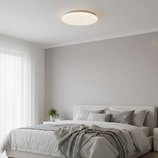 Plafoniera LED Stele 35 cm, 31W, 3000K / 4000K / 6000K, Alb, Metal si Acril