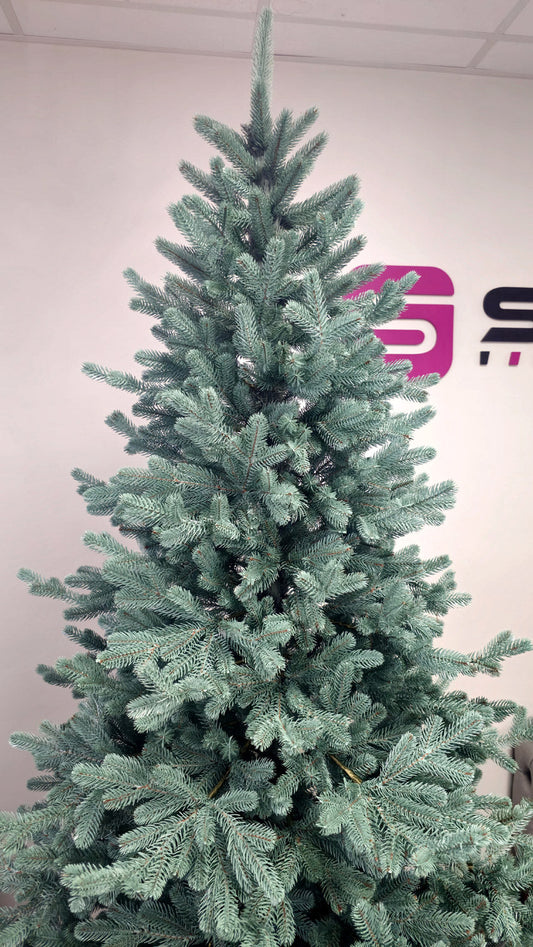Brad artificial Christmas Deluxe by , Viena Select argintiu, integral 3D, 230cm