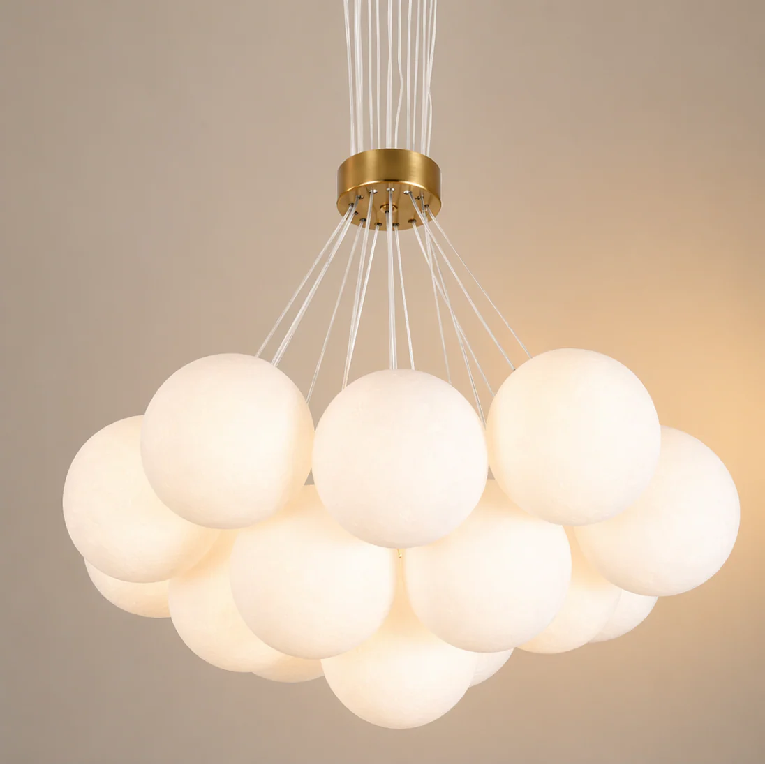 Lustra MODERNA LOFT Bagliore, Glob, 7xE27, Inaltime Reglabila, Auriu