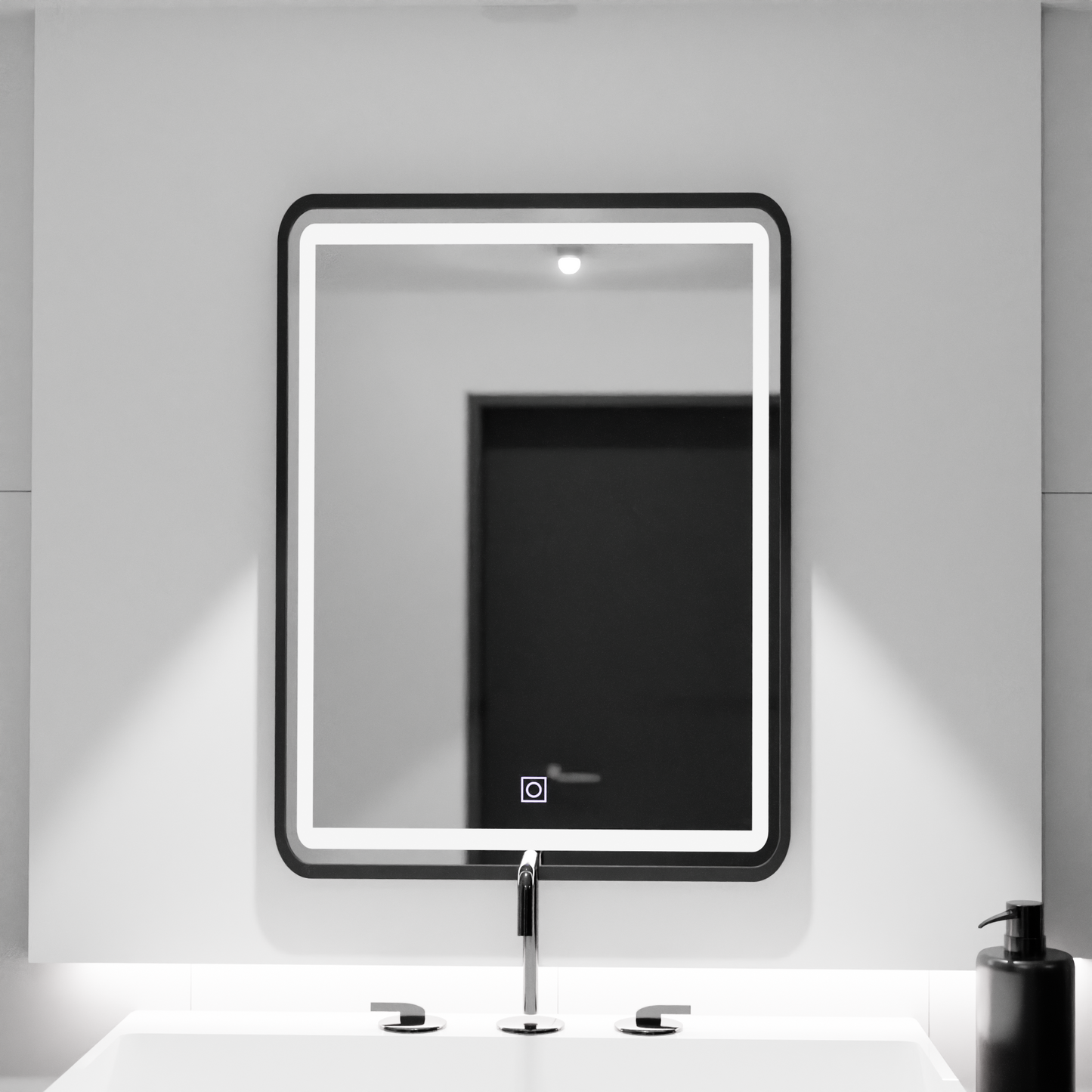 Oglinda LED Rectangulara, 60x80cm, Ombra Basic Touch