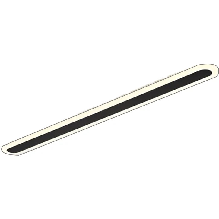 Aplica LED de Exterior SUHA, Lungime 50cm, 6W, IP65, Metal, Liniar, Negru