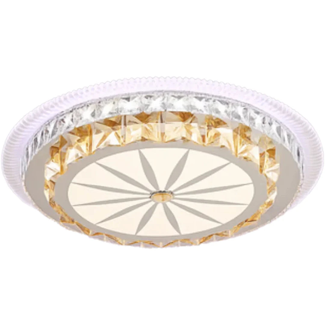 Lustra LED cu telecomanda DAVIDE RGB 70W, lumina Albastra/Rece/Calda, Dimabila, Alb