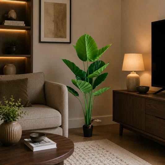 Decoratiune Epipremnum Aureum, 160 cm, 12 frunze, Verde
