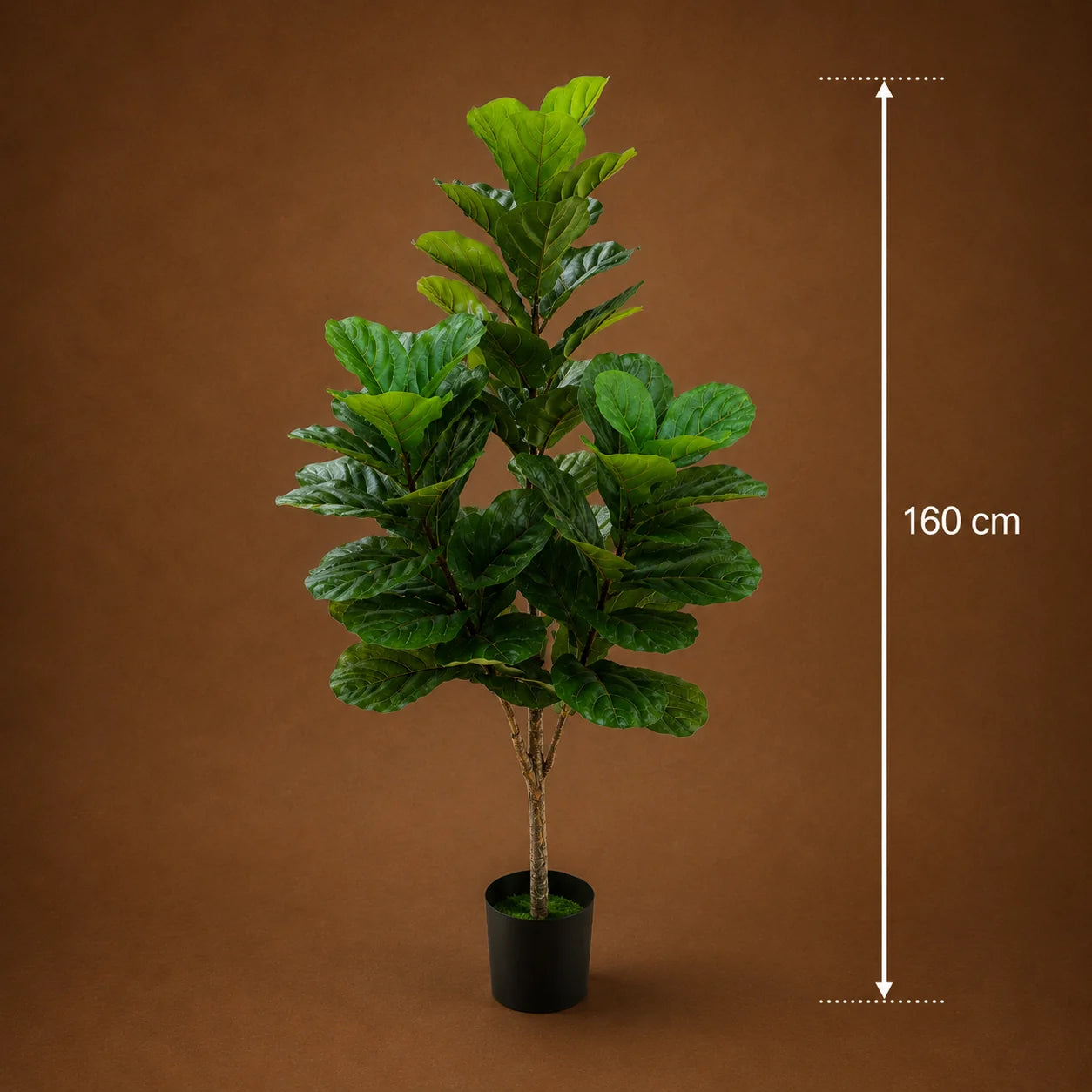 Decoratiune Smochin, Plastic, 3 brate, 160 cm, Verde