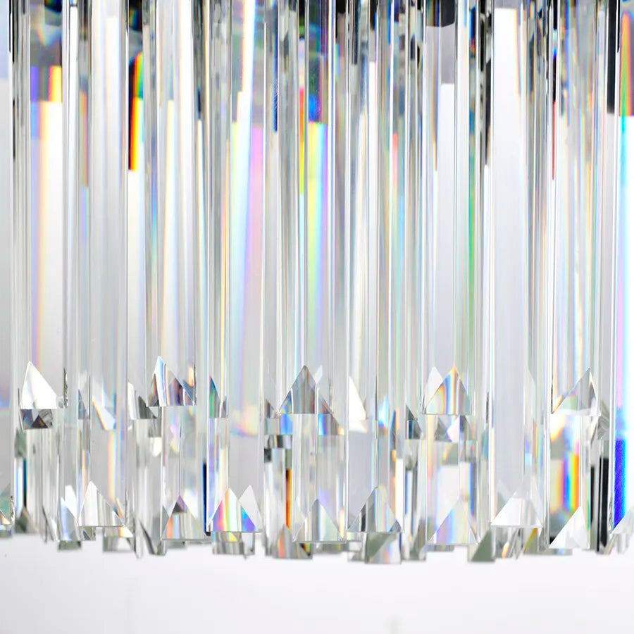 Candelabru Cristal BLOIS Petito 3xE14, Diametru 30cm, Negru, Inaltime Reglabila – culoare neagră, 30 cm – RegalStore, il