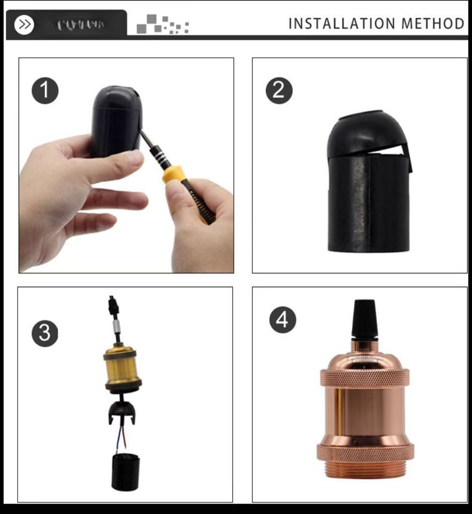 Dulie Antichizata, 1*E27, Metal, Bronz