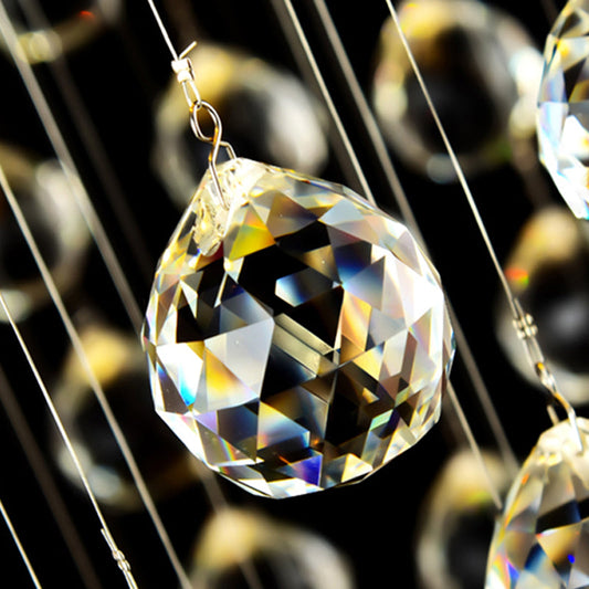 Candelabru Cristal LED 70W Bellini Auriu 50cm