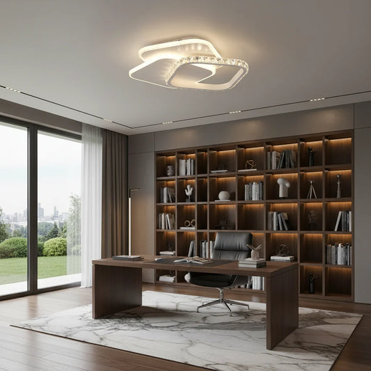 Lustra LED ANASTASIA, 17W, lumina Rece/Calda/Neutra, Alb