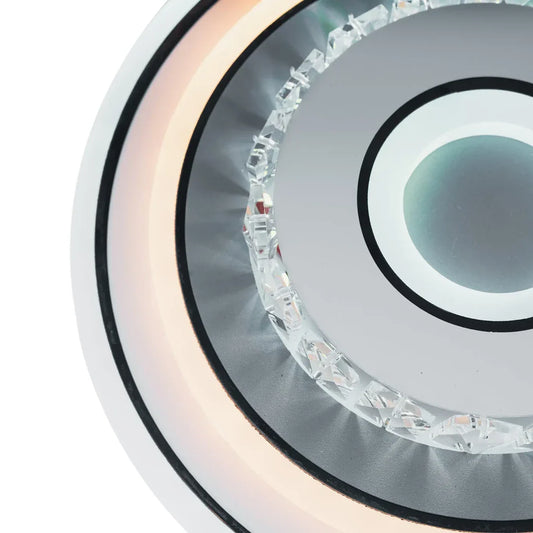 Lustra LED MITA, 28W, lumina Rece/Calda/Neutra, Alb