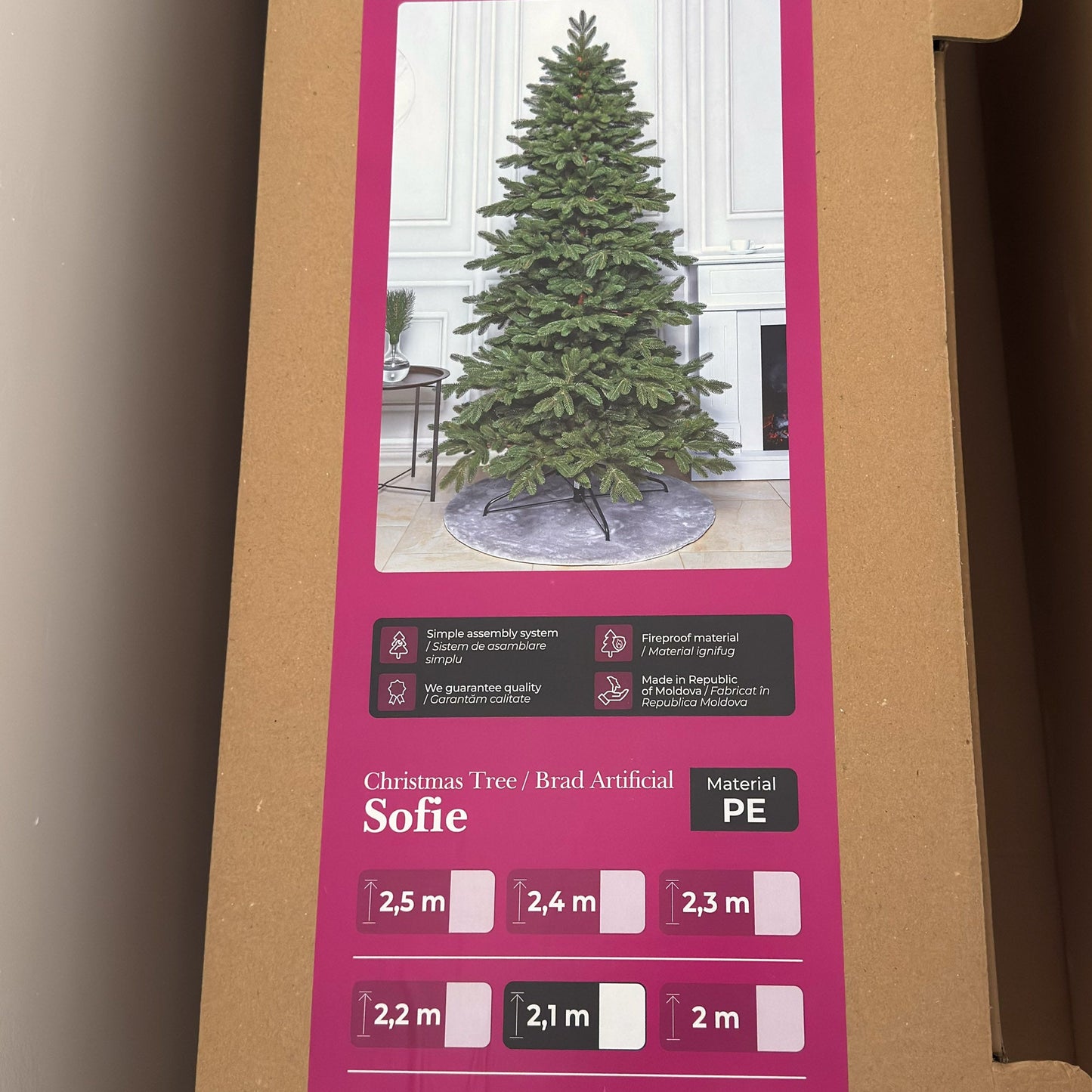 Brad artificial , Sofie Elite, verde, integral 3D, 210 cm