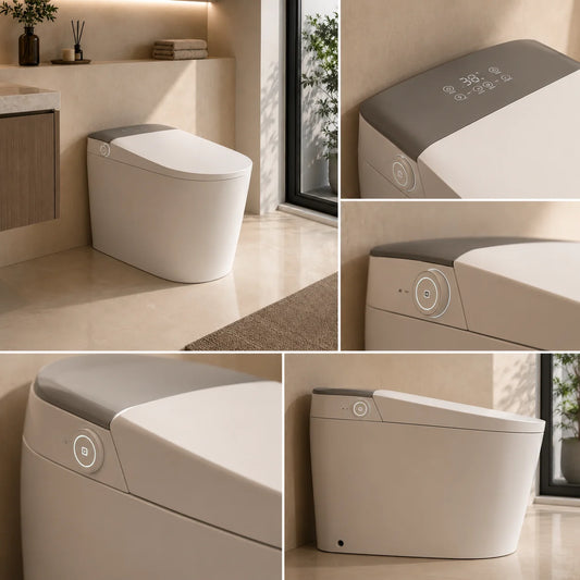 Vas WC YUKON, Versiunea Premium, Cu Design Modern, Alb