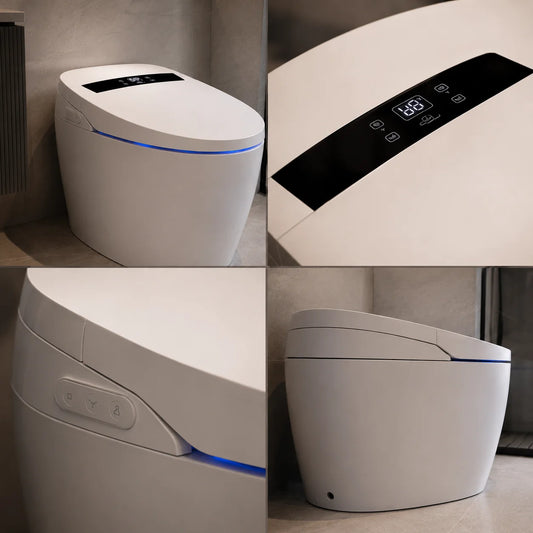 Vas WC YUKON, Versiunea Simplificata, Cu Design Modern, Alb