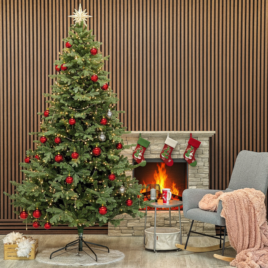 Brad artificial Christmas Deluxe by , Viena Select, integral 3D, 300 cm