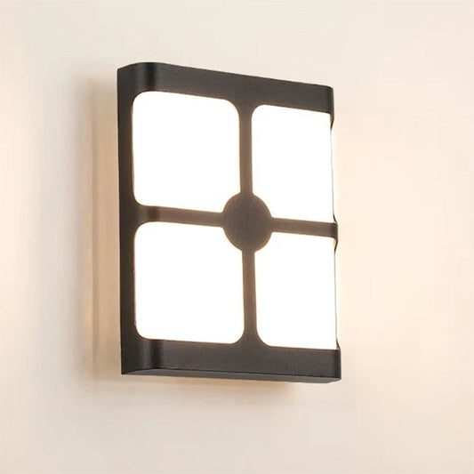 Aplica LED Exterior Timeea, 18W, Negru, 6000K – aplică LED, culoare neagră – RegalStore, iluminat interior