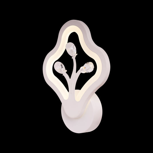 Aplica LED Damila, 12W, Lumina Rece/Calda/Neutra, Alb – aplică LED, culoare albă – RegalStore, iluminat interior