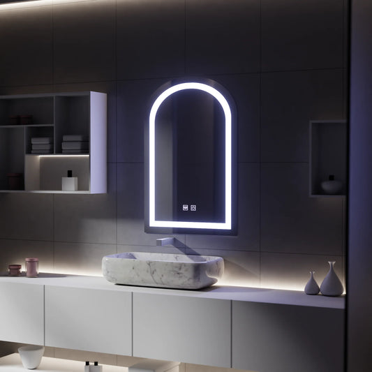 Oglinda LED Touch cu Functie Dezaburire, 80x50cm