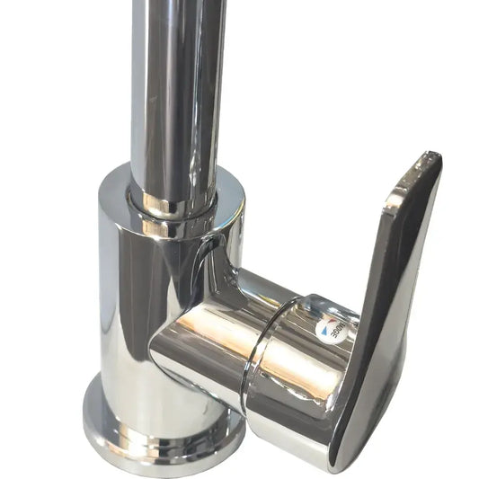 Baterie Bucatarie Inox, Crom, Pipa Rotativa, Inalta WH207 – culoare argintie – RegalStore, iluminat interior