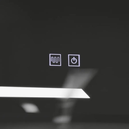 Oglinda LED Rectangulara, 60x80cm, Touch Ulrich, Sistem Dezaburire, Dimabila – oglindă LED, 60x80 cm, 80 cm – RegalStore