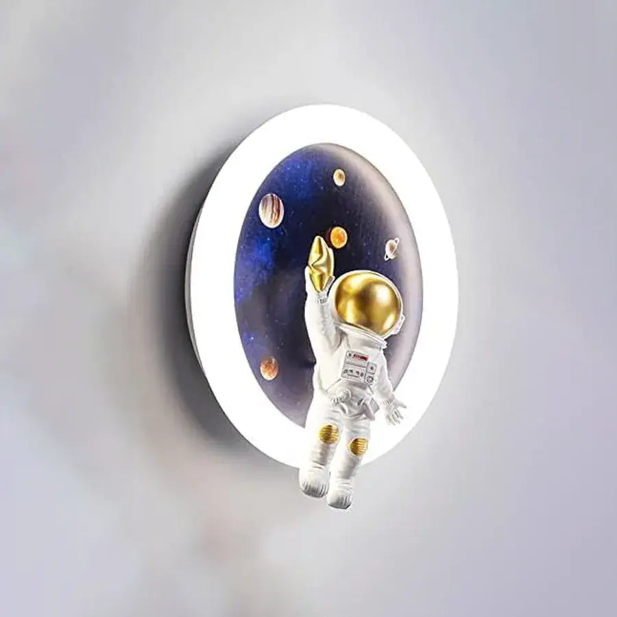 Lustra LED ASTRONAUT, 89W, lumina Rece/Calda/Neutra, Alb Albastru