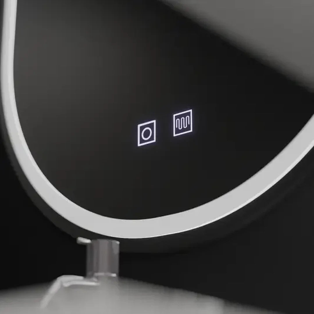 Oglinda LED Ovala, 60x80cm, Velara Touch, Sistem Dezaburire, Dimabila – oglindă LED, 60x80 cm, 80 cm – RegalStore, ilumi