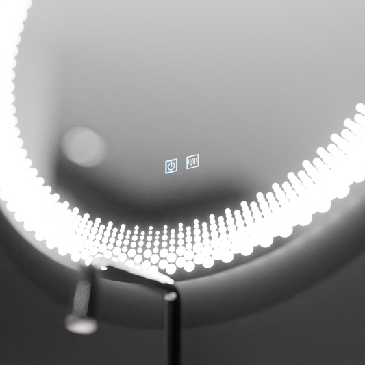 Oglinda LED Rotunda 70cm, Stellaire Touch, Sistem Dezaburire, Dimabila – oglindă LED, 70 cm – RegalStore, iluminat inter