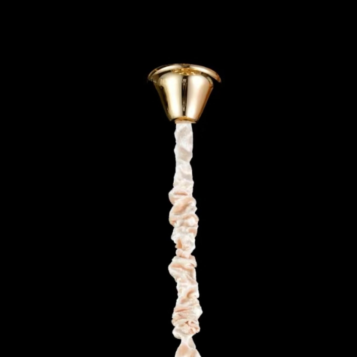 Candelabru Cristal CC1677/600GD, 12xE14, Auriu Lucios, Inaltime Reglabila, Metal si Cristal