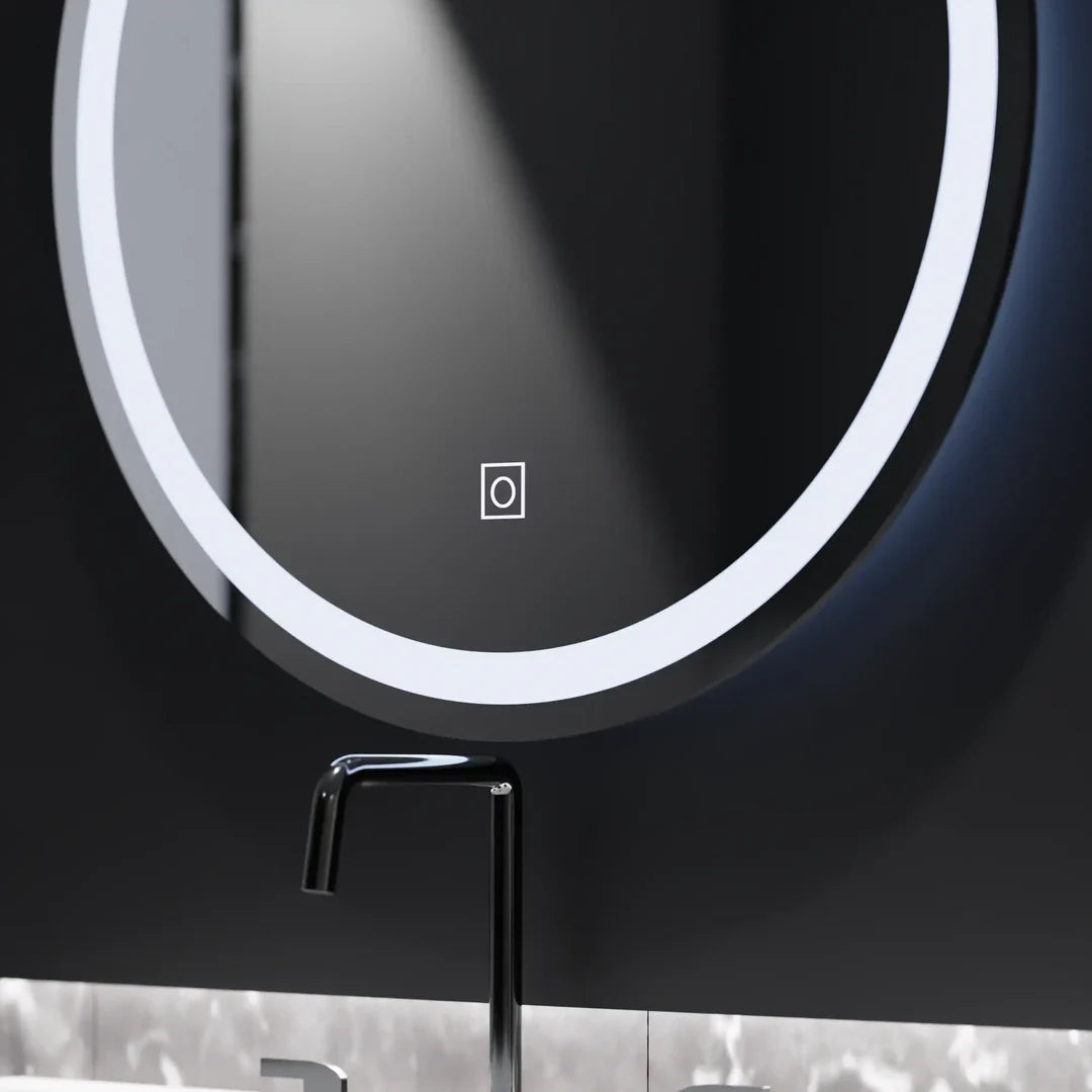 Oglinda LED Rotunda 70cm Basic Touch – oglindă LED, 70 cm – RegalStore, iluminat interior