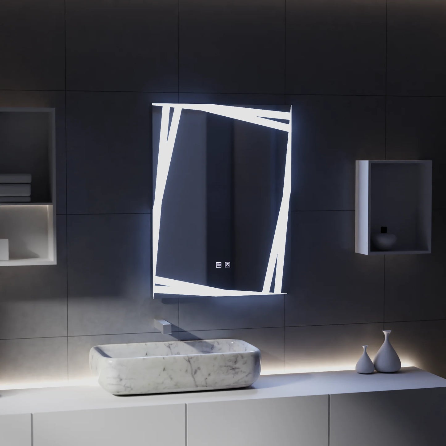 Oglinda LED Touch Infinitum Sistem Dezaburire 60X80cm