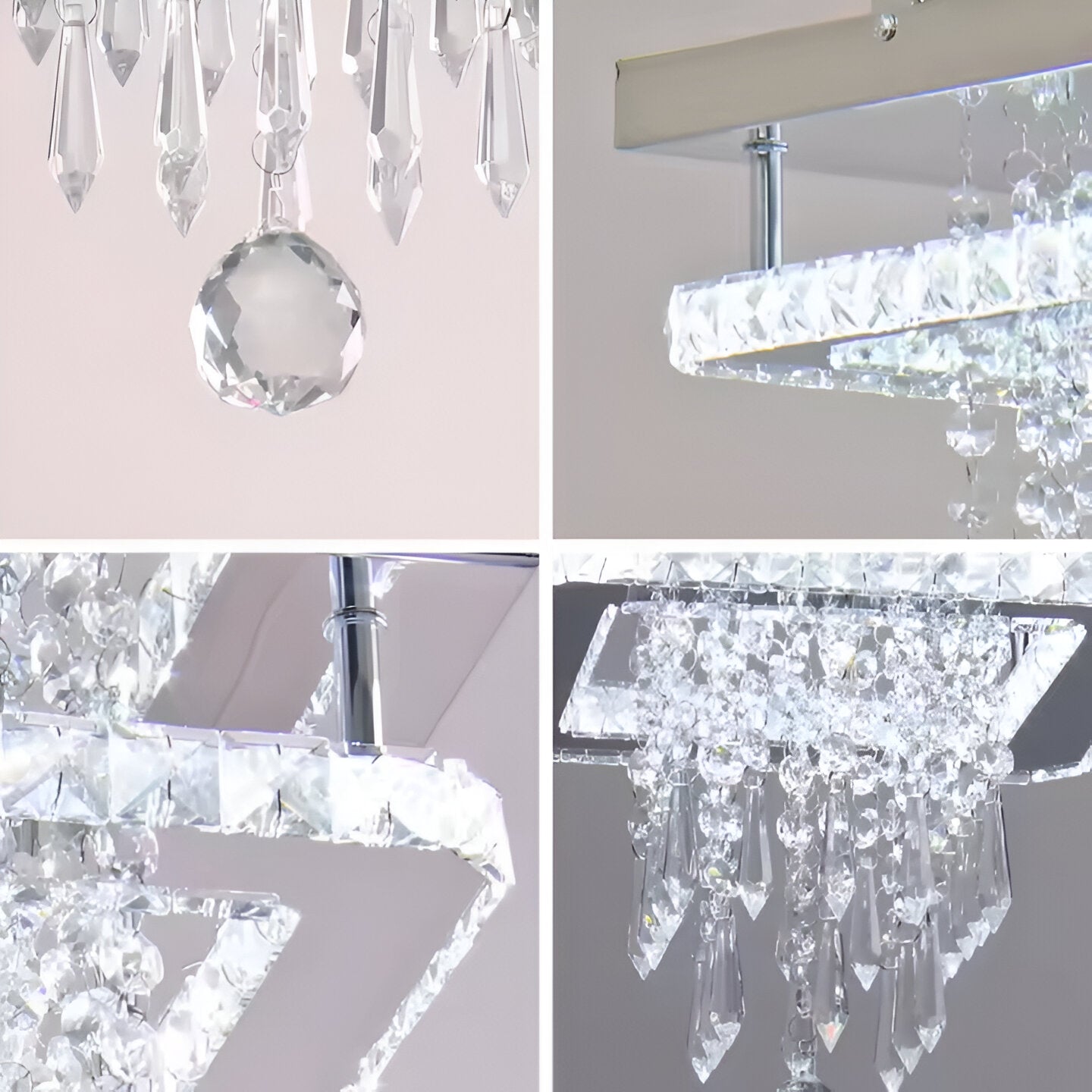 Candelabru LED Cristal Alberico 19W Crom Lucios