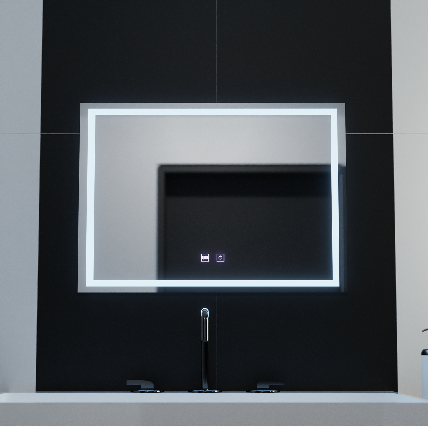 Oglinda LED Touch Umbria Sistem Dezaburire 70x50 cm