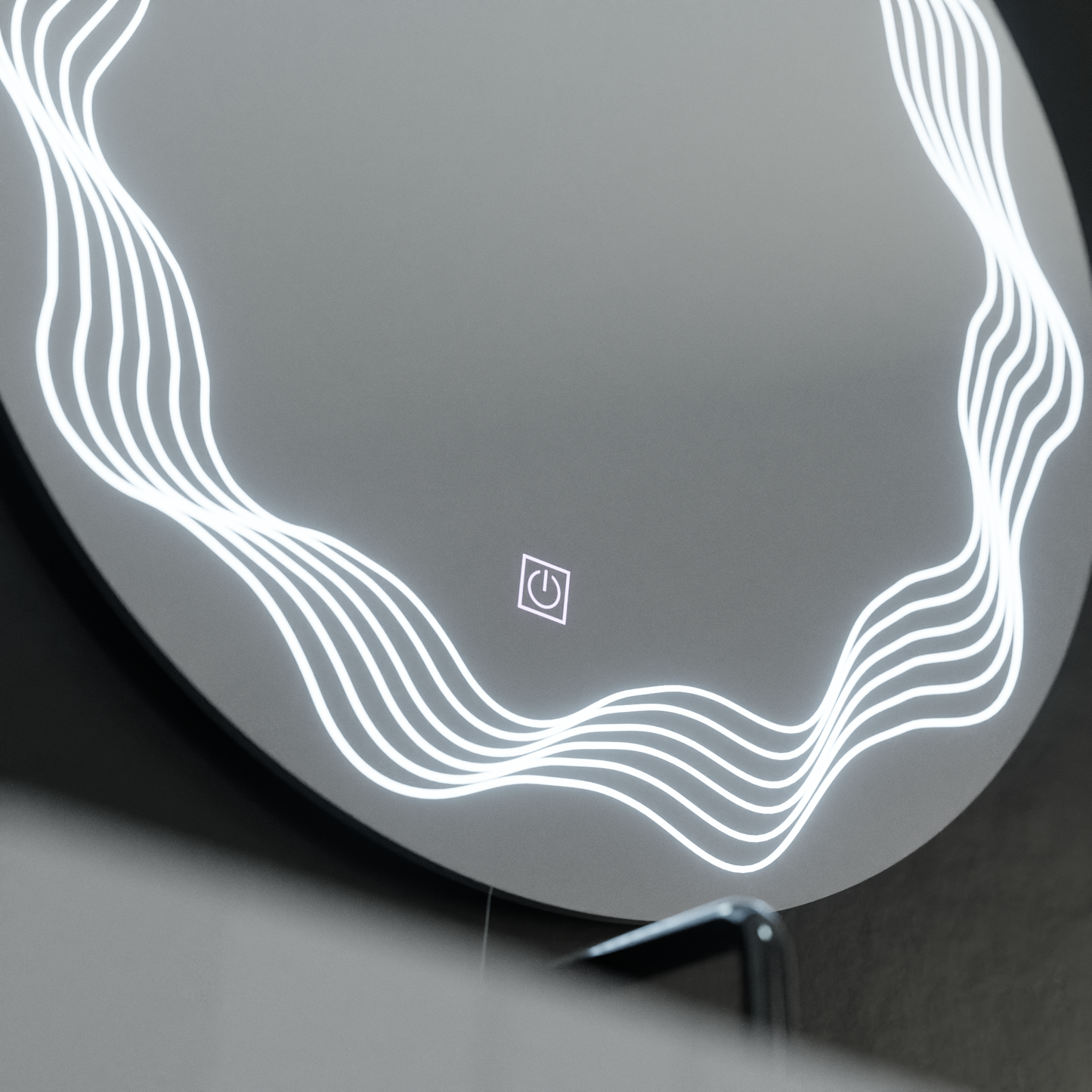 Oglinda LED Rotunda 60cm Flusso Touch Sistem Dezaburire Dimabila – oglindă LED, 60 cm – RegalStore, iluminat interior