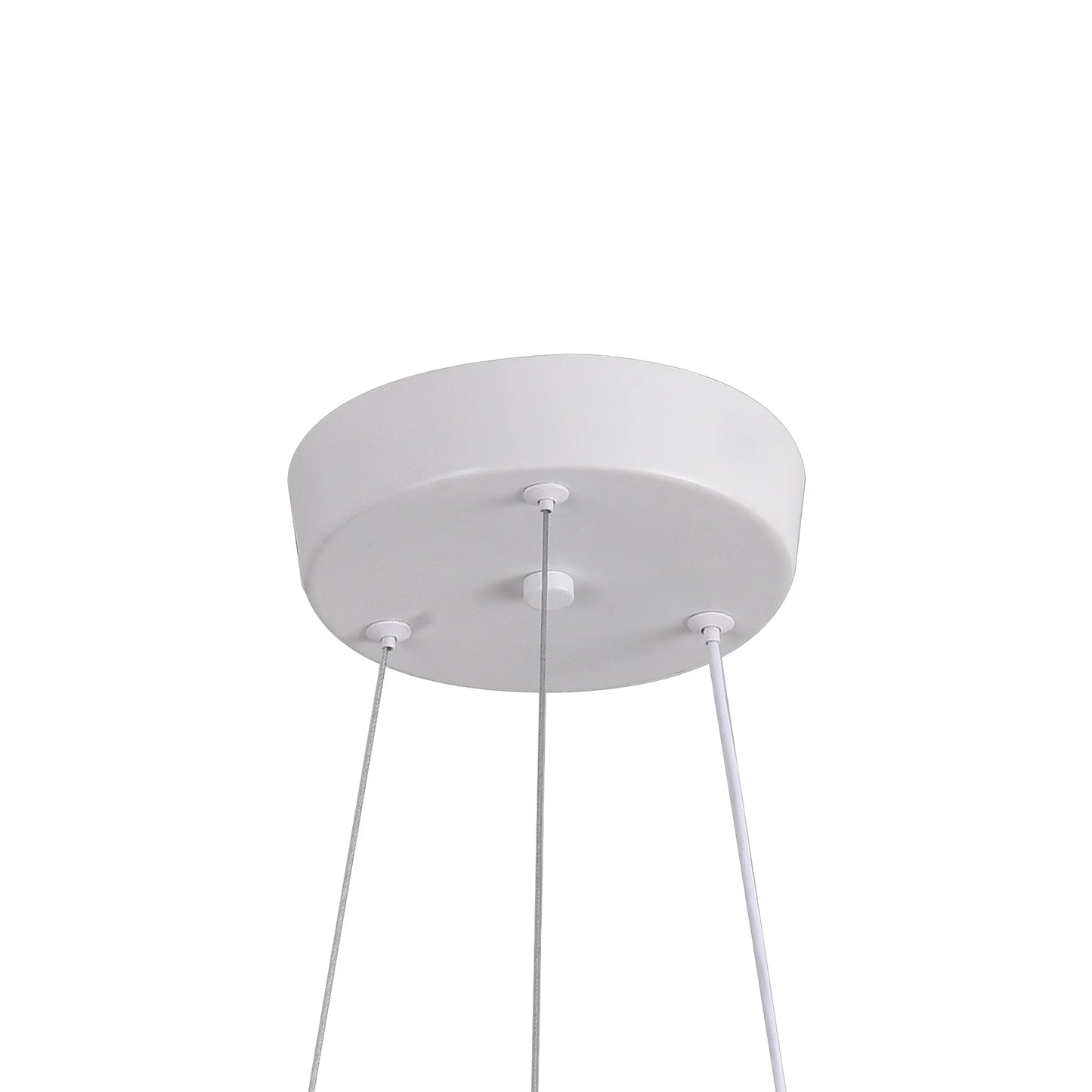 Lustra LED cu Telecomanda LT187WH, Cristal si Metal, 52W, Dimabila, Inaltime Reglabila, lumina Rece/Calda/Neutra, Iluminat Luxos