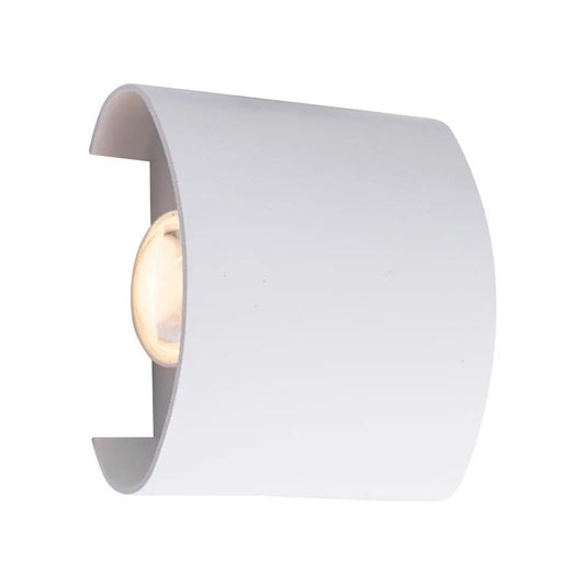 Fantas Aplica LED de Exterior si Interior, 2 Surse x 1W, IP65, Metalic, Alb, 3000K – aplică LED, culoare albă – RegalSto