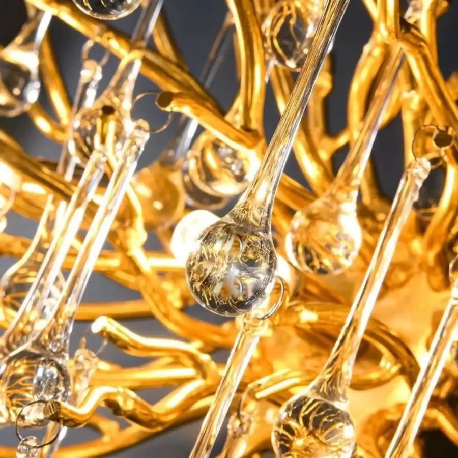 Aplica Cristal Brooks 3x G9 Auriu – aplică LED, culoare aurie – RegalStore, iluminat interior