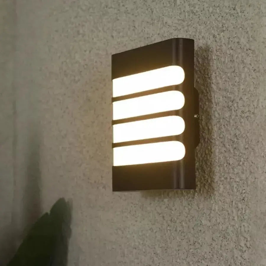 Aplica Exterior Raisa, 18W, 6000K, Negru – aplică LED, culoare neagră – RegalStore, iluminat interior