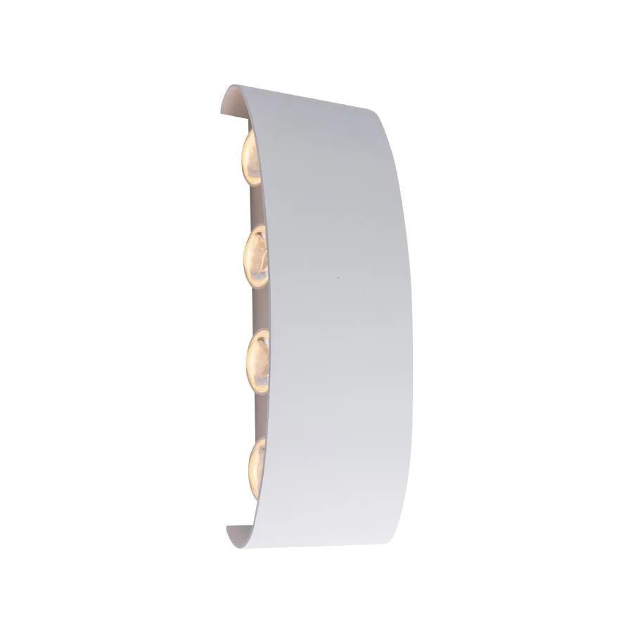 Fantas Aplica LED Interior/Exterior, 8 Surse x 1W, IP65, Alb, 3000K