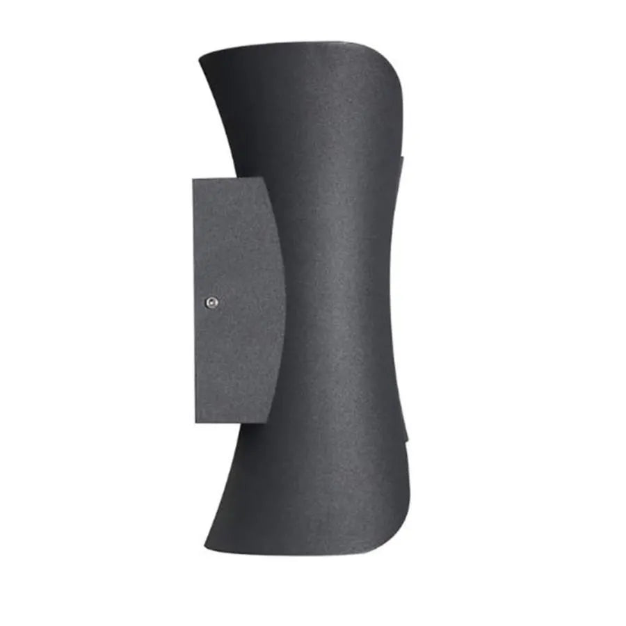 Aplica LED de Exterior Heba, 10W IP65, Metal, Negru – aplică LED, culoare neagră – RegalStore, iluminat interior