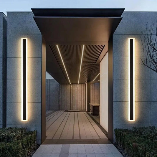 Aplica LED de Exterior Indira 24W IP65 Negru – aplică LED, culoare neagră – RegalStore, iluminat interior