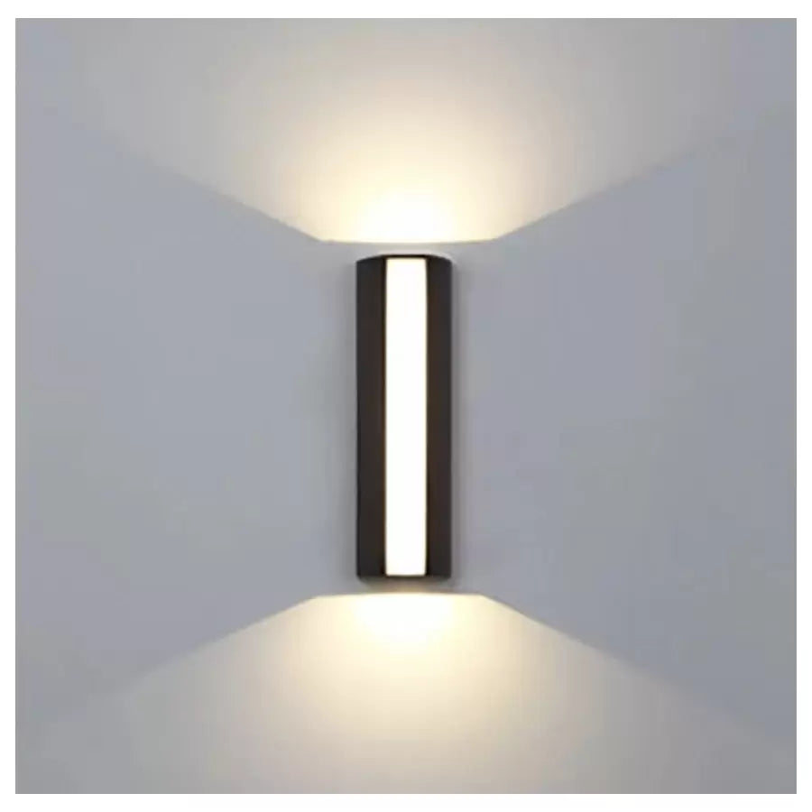 Aplica LED Exterior Berfin, 7W, 3000K, Negru, Metal – aplică LED, culoare neagră – RegalStore, iluminat interior