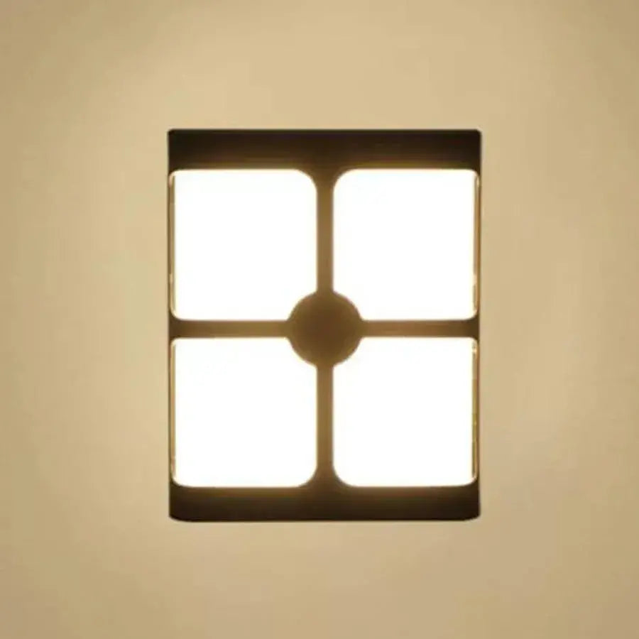 Aplica LED Exterior Timeea, 18W, Negru, 6000K – aplică LED, culoare neagră – RegalStore, iluminat interior