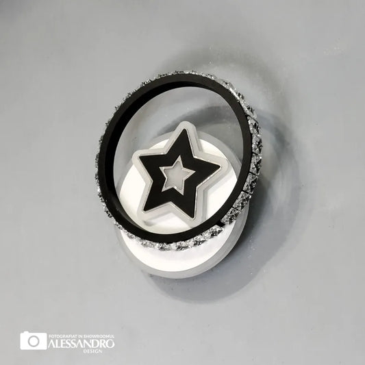 Aplica LED Hadley 24W Alb Negru – aplică LED, culoare neagră, culoare albă – RegalStore, iluminat interior