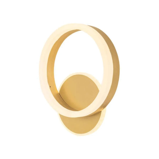 Aplica LED Manara, 24W, Auriu, Lumina Rece/Calda/Neutra – aplică LED, culoare aurie – RegalStore, iluminat interior